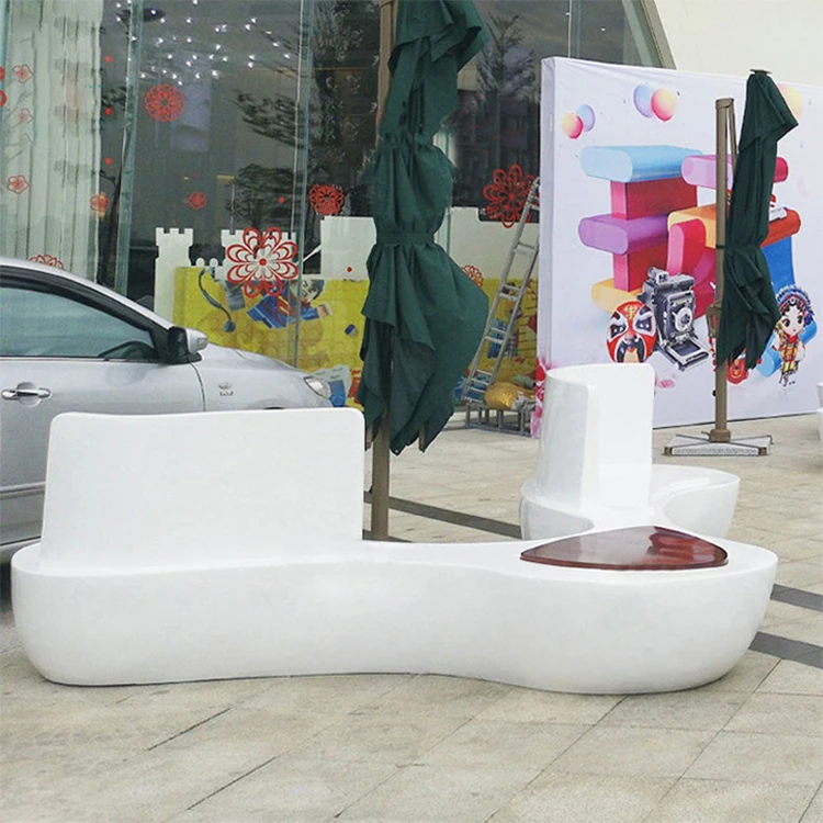 Y907 Triangle big outdoor sofa customized other furniture sculpture project art decoration public area leisure rest chairs