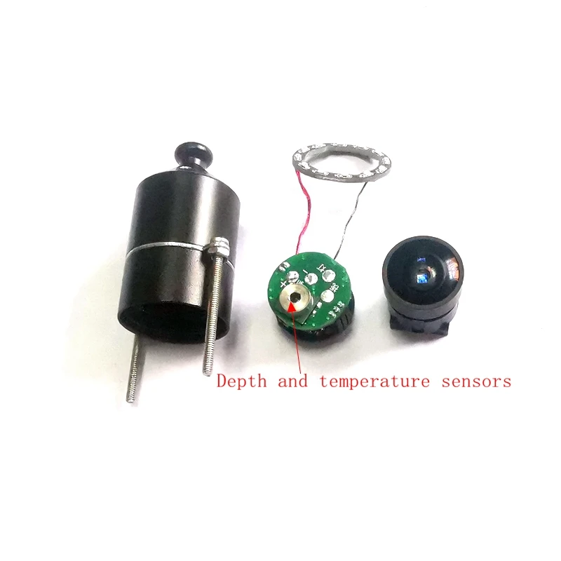 Underwater camera module 4089K with temperature depth detection sensor for diving room fishing accessories