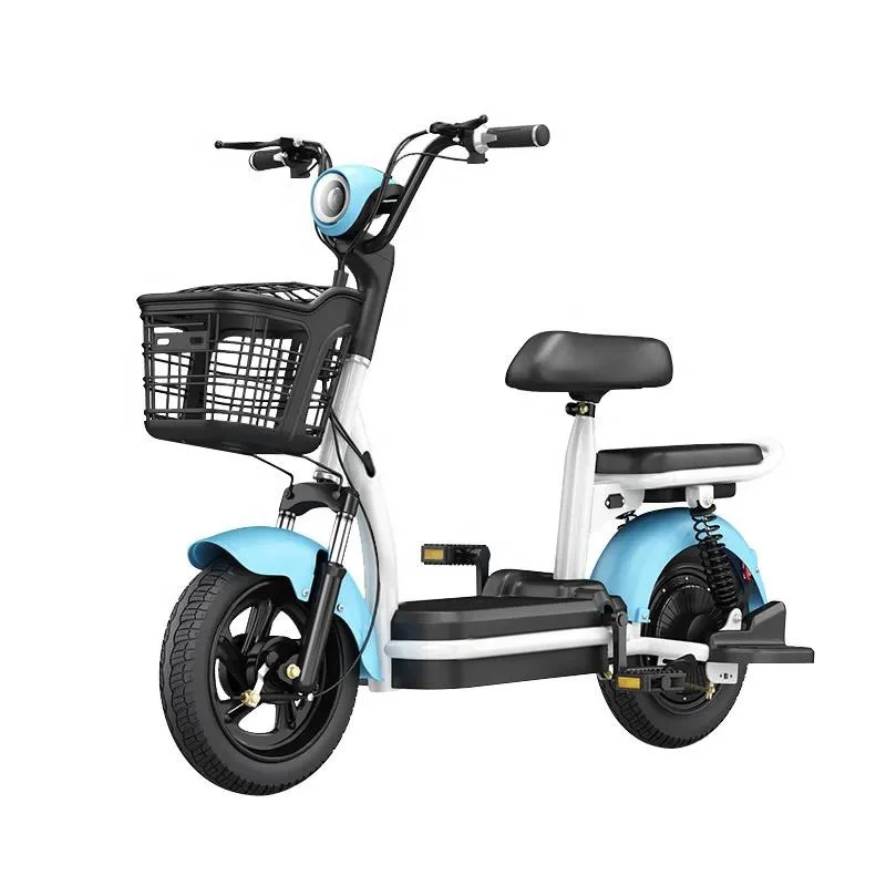 Hot Sale Electric Scooter Mini Ebike 350w 2 Wheel Electric Bike 48v 12ah Cheap Electric Bicycles Electric City Bike