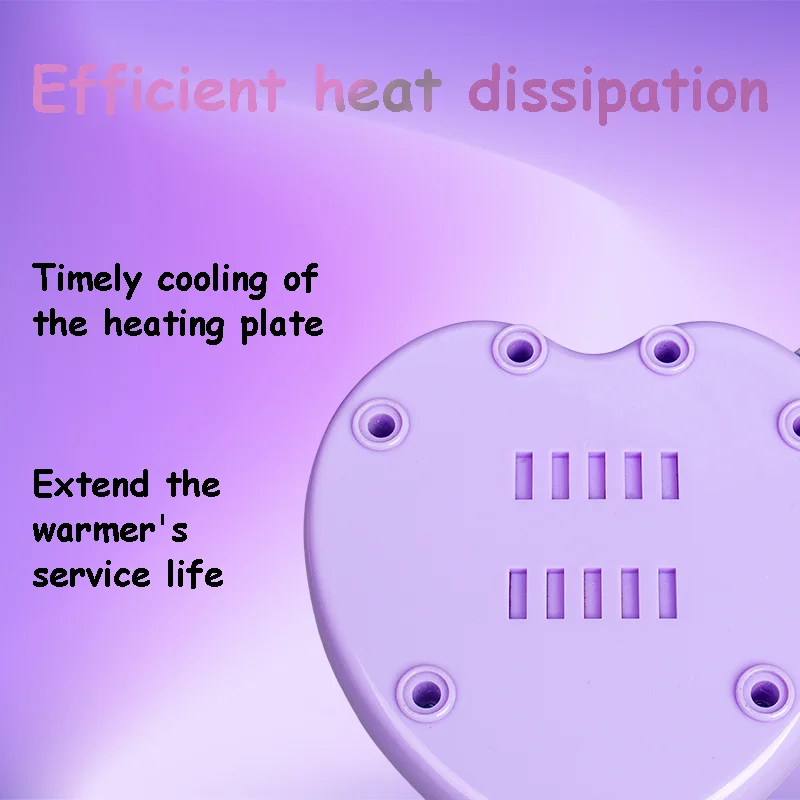 2024 Eco-friendly Heart Shaped House use Beauty Products Hair Removal Wax Heater Small Wax Machine for Home & Beauty salons