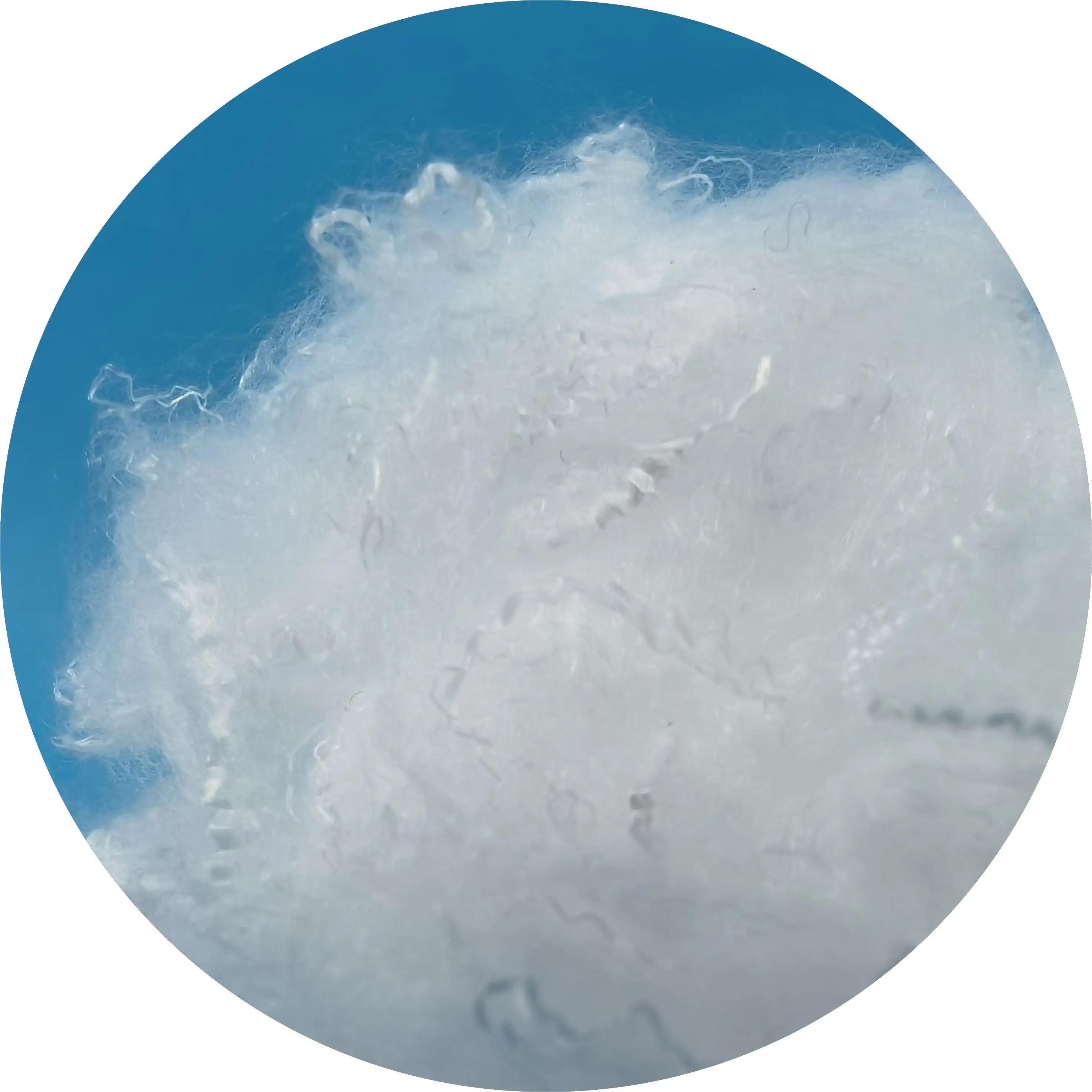0.5D GRS Recycled Down Like Polyester Staple Fiber for Filling