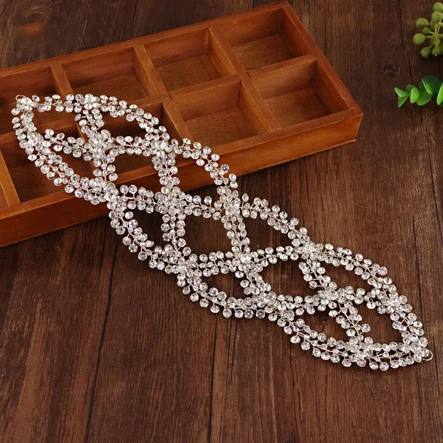  Amazon Hot Sale Vintage Rhinestone Bride Wedding Luxury Bridal Hair Accessories