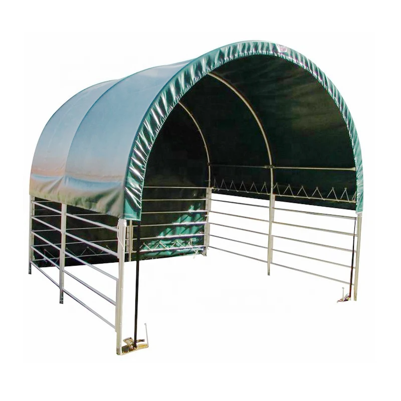Hot Sales Prefab Steel Frame Horse Stable Shelter for sales
