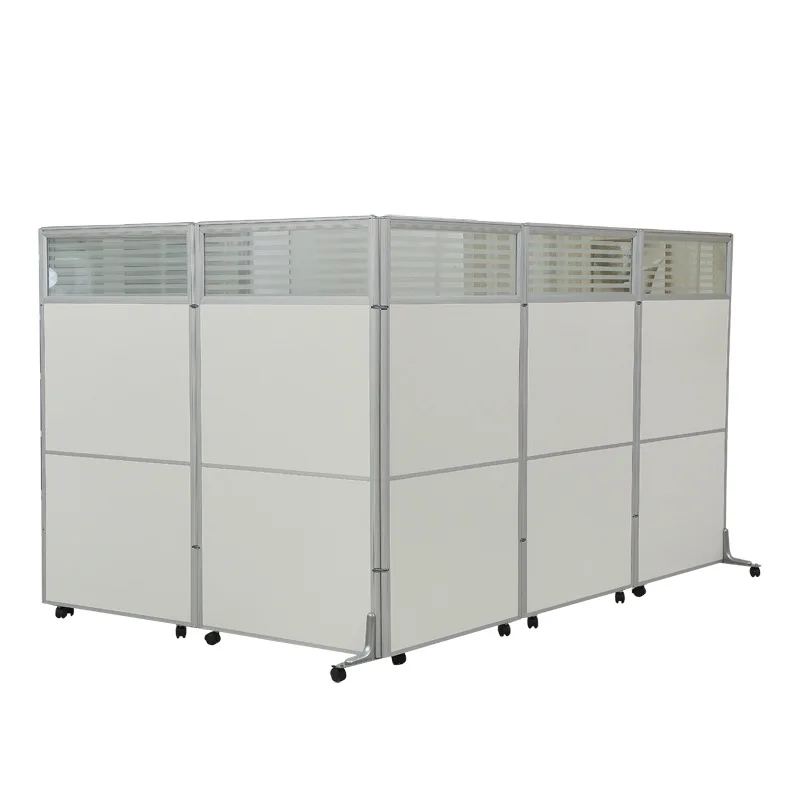 Room partition wall divider movable office wall screen wooden designs decorative panel foldable conference iron dividers hall