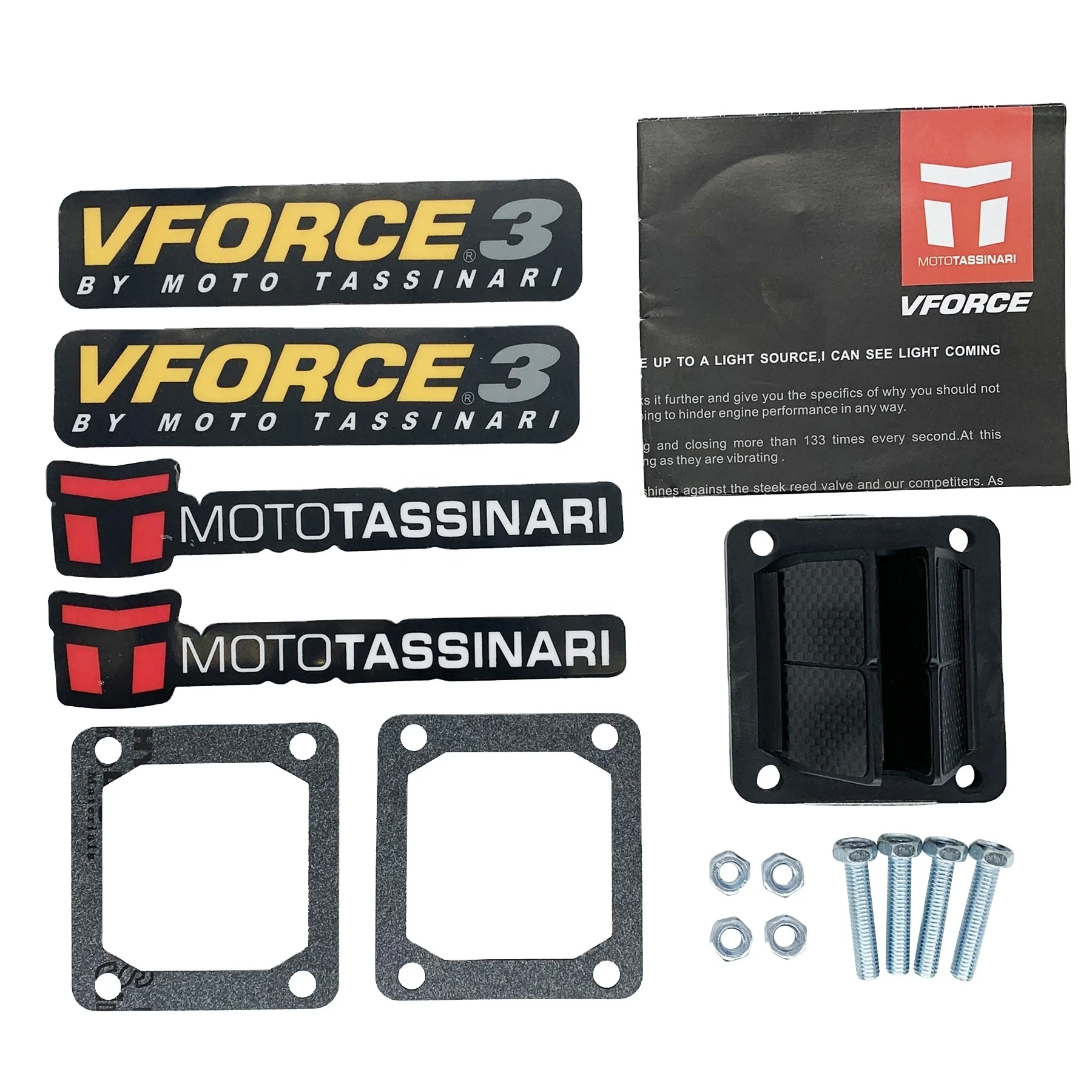Тростниковый клапан V-Force 3 Vforce3 assembreed клапан для Yamaha YZ80 Y125Z YZ85 YZ400 CR250, запчасти для мотоциклов