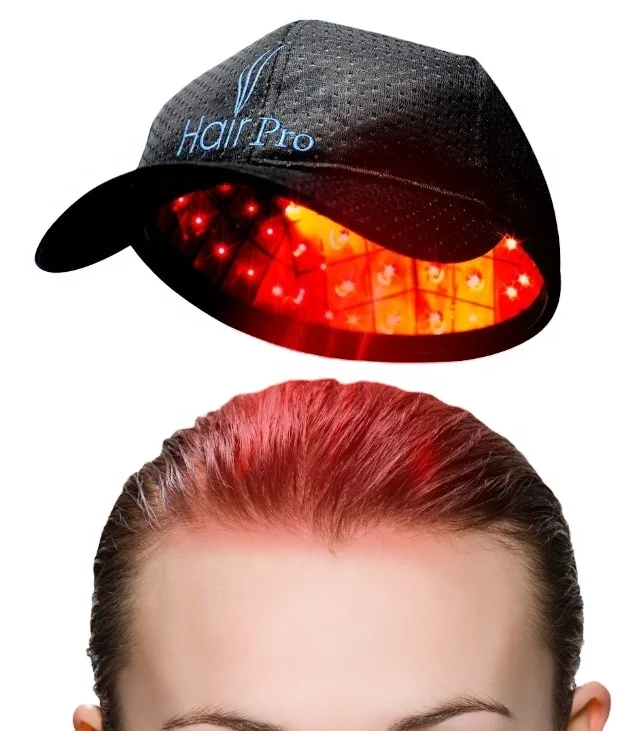 Hairpro Manufacturer professional red light helmet/baseball hat machine loss laser hair growth cap