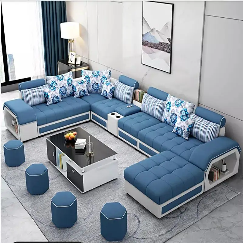Multifunctional living room combination sofa set 7 seat sofa set furniture living room sofa
