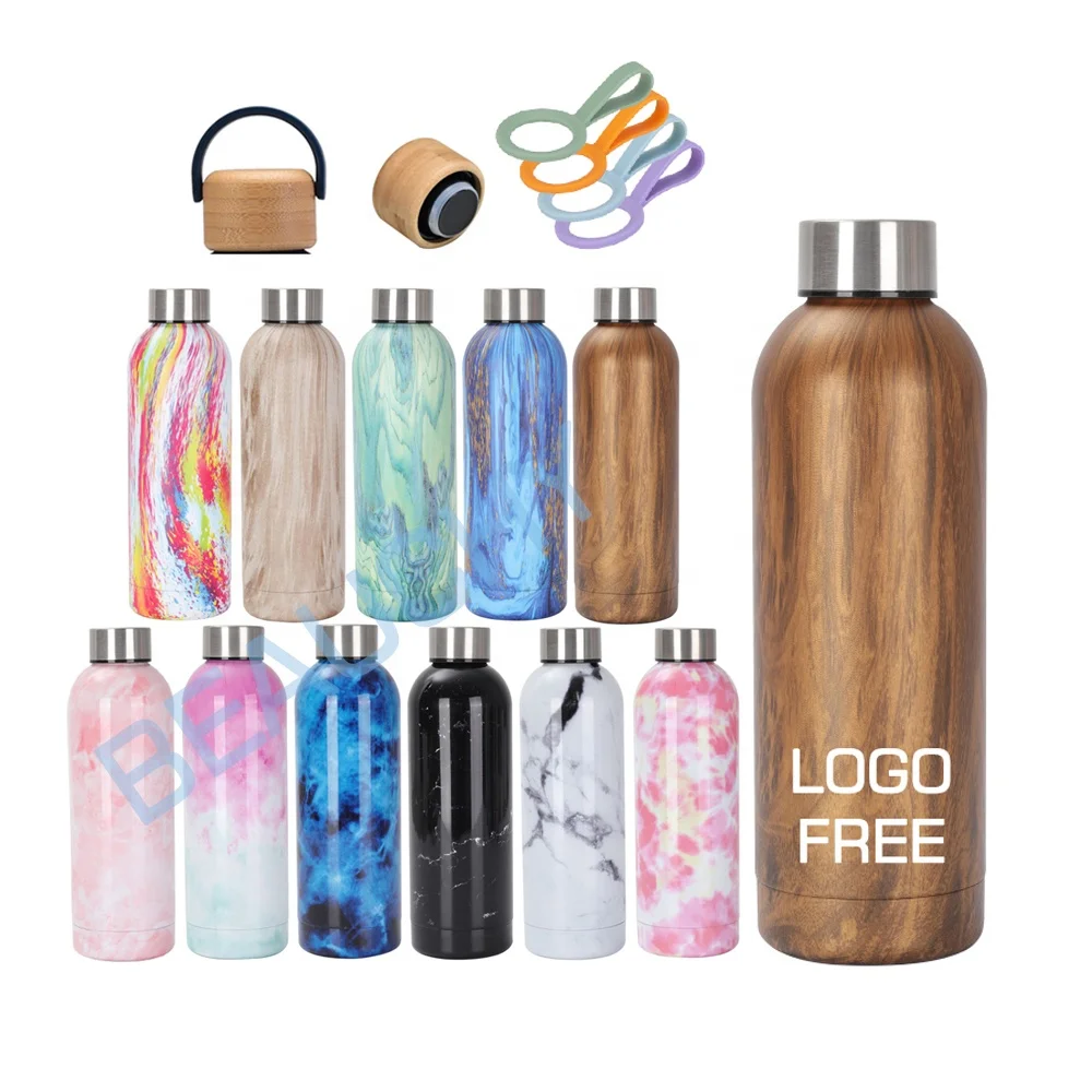 Custom Insulated Stainless Steel Water Bottle Eco-Friendly Food Grade Gym and Sports with Logo for Camping