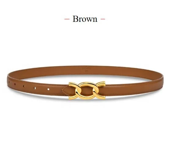 Аксессуары для платья, Модный Универсальный женский тонкий пояс из натуральной кожи с пряжкой из сплава