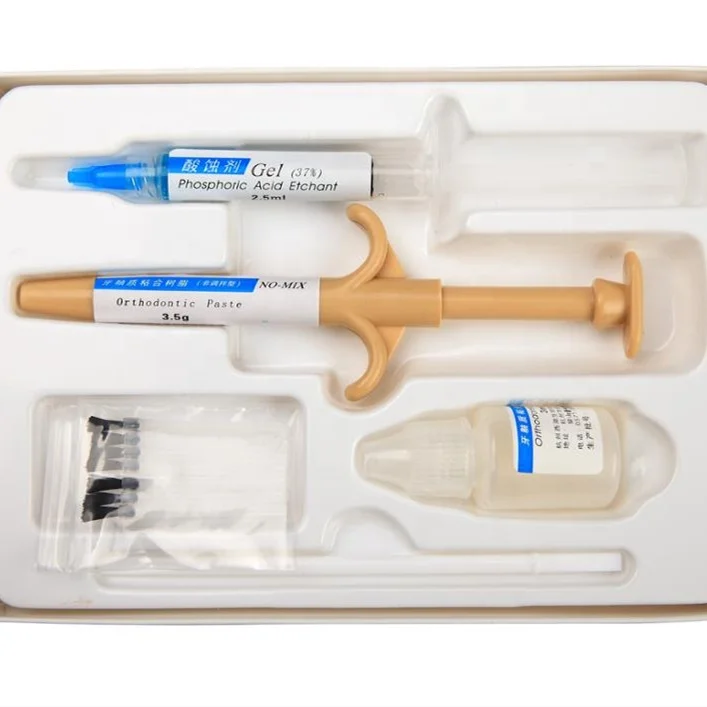 2024 Braces Self Cure Denture Adhesives Dental Adhesive Tip Applicator