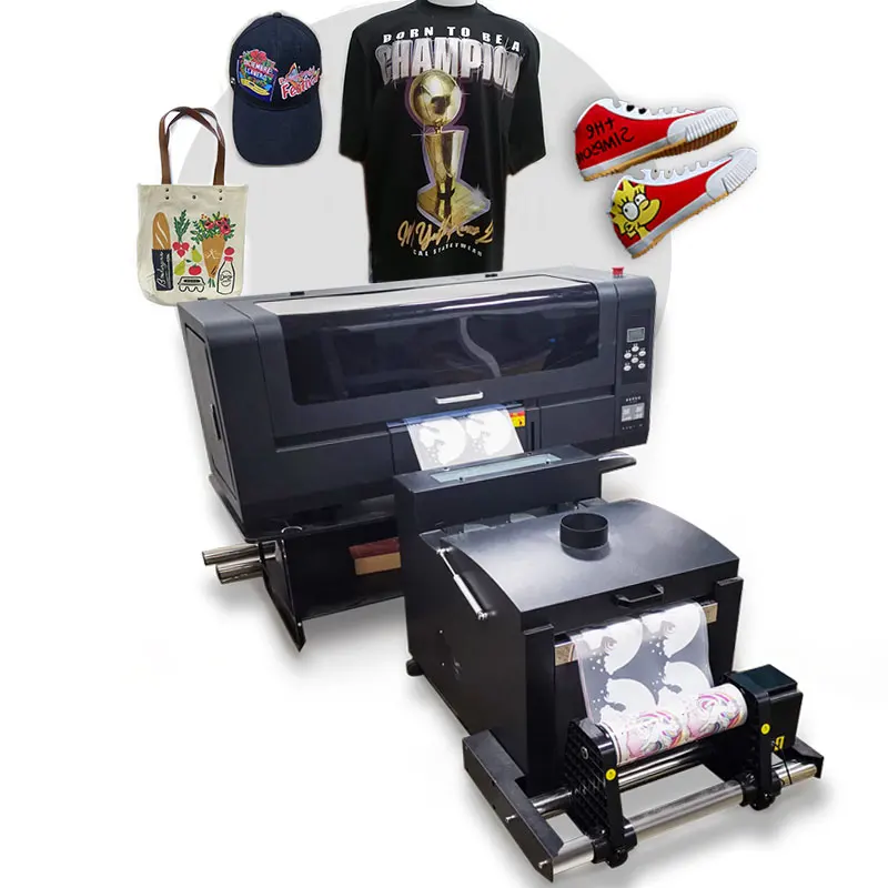 A2 A3 imprimante mesin dtf 33cm 45cm powder and printer dual xp600 for fabrics