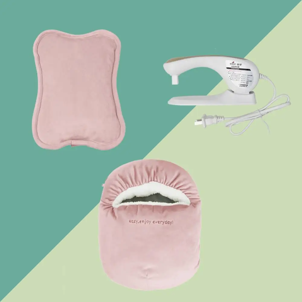 Warming Foot design electric hot water bag with foot pouch