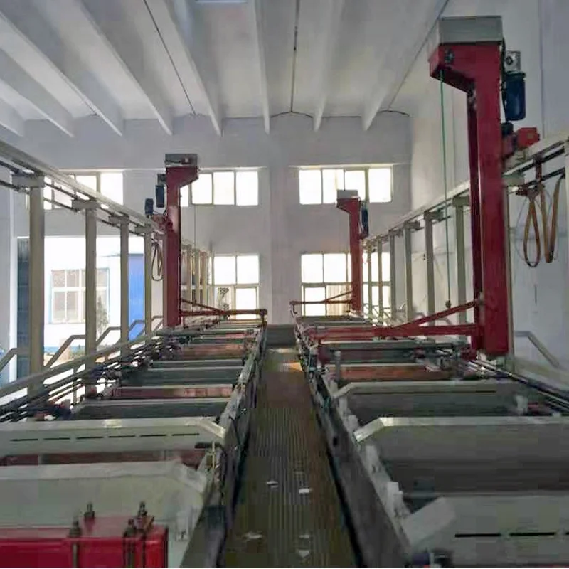 Manual or automatic alkali zinc electroplating production line for metal parts