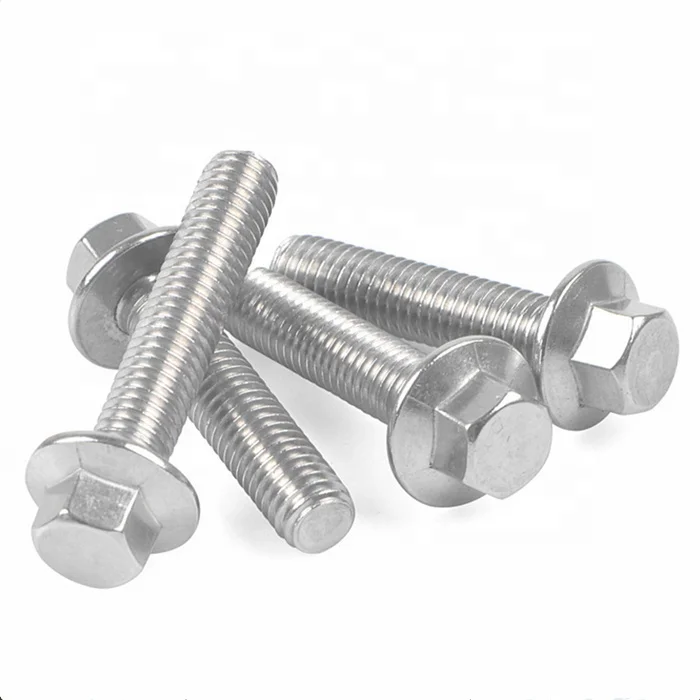 Ready to ship DIN 6921 SS316 M5 to M20 Hex flange bolt