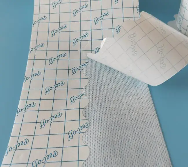 medical non woven dressing retention tape hypafix extensible fixation plaster roll