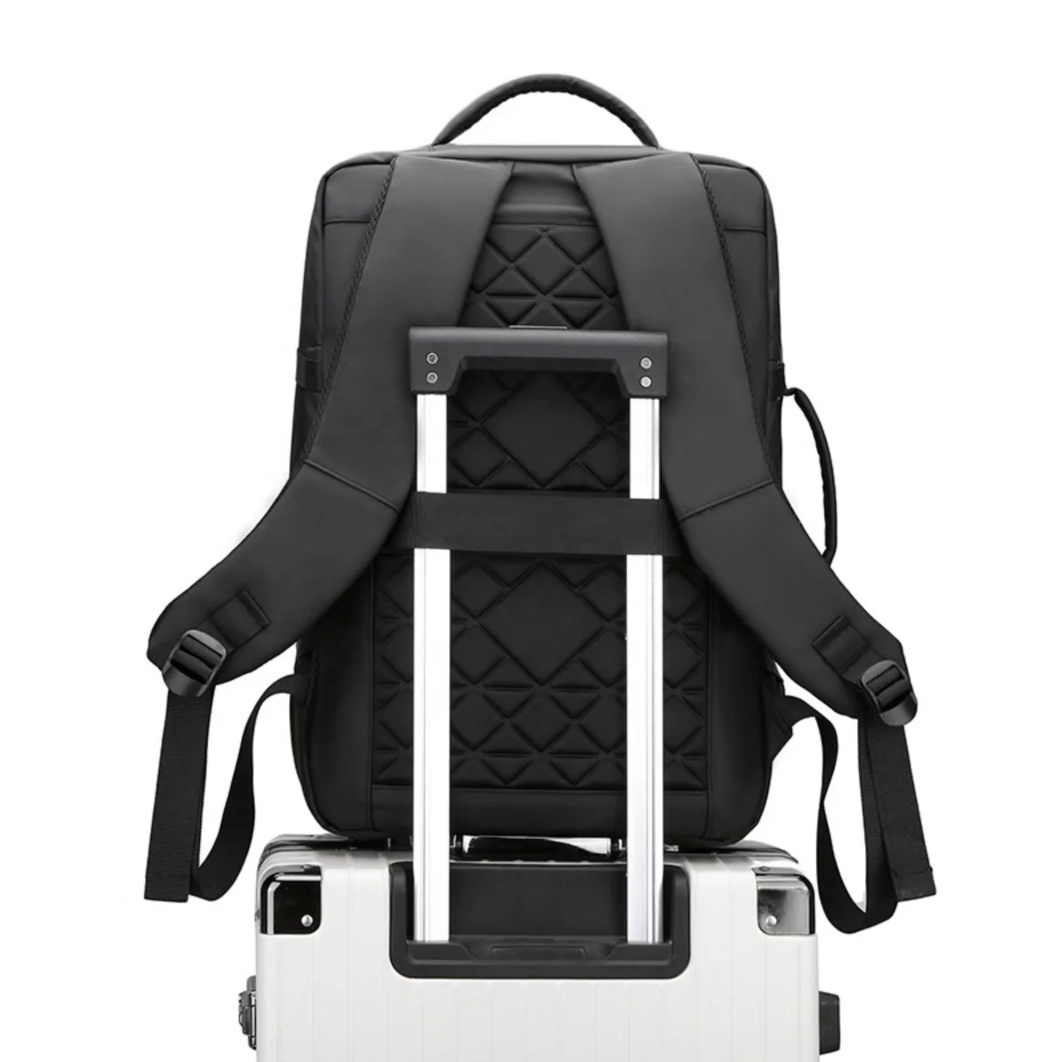 New Manufacturer 2024 Custom Logo Stylish Unisex Student Backpack Waterproof School Office Computer Bag with USB Bagpack