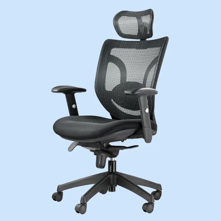 High Black Wholesale Custom Hydraulic Ergonomic Law Mesh Bottom Office Chair