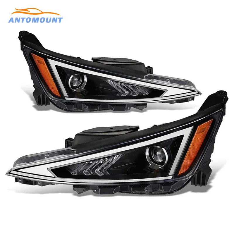 Hot Sale Auto Body Parts Car Front Projector Headlamp Headlight Assembly For Hyundai Elantra 2020 2021