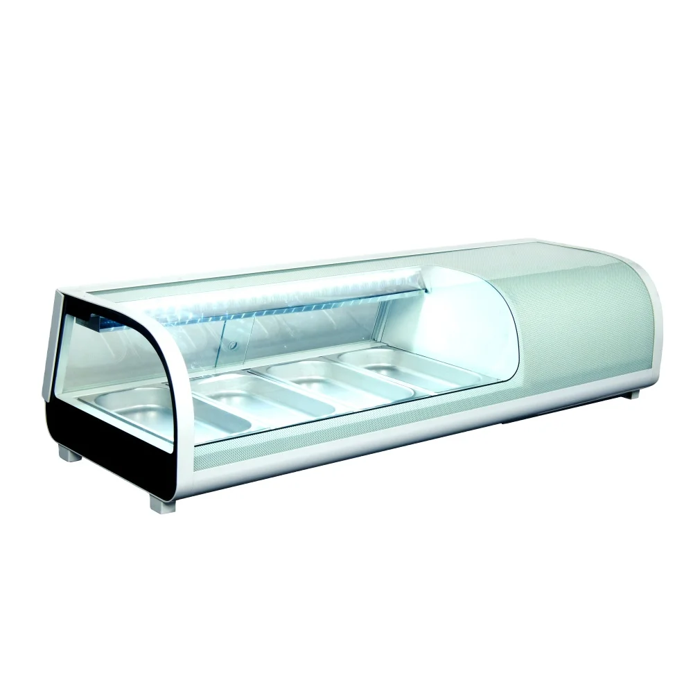 Hot Sales Sushi Case Counter Display Supermarket Fridge Showcase