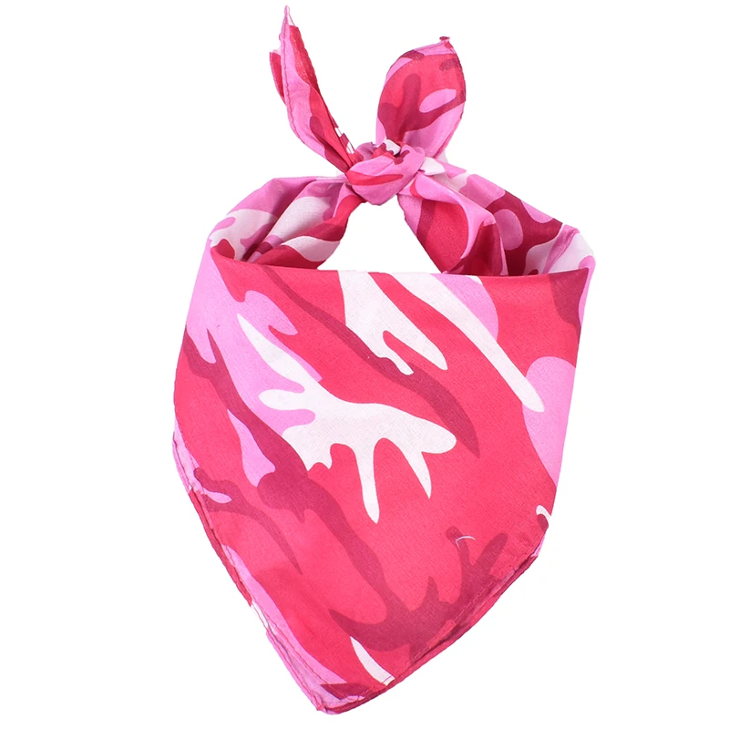 hip-hop style camouflage pattern polyester tie dyed headband mask handkerchief 53 small square scarf popular bandanas