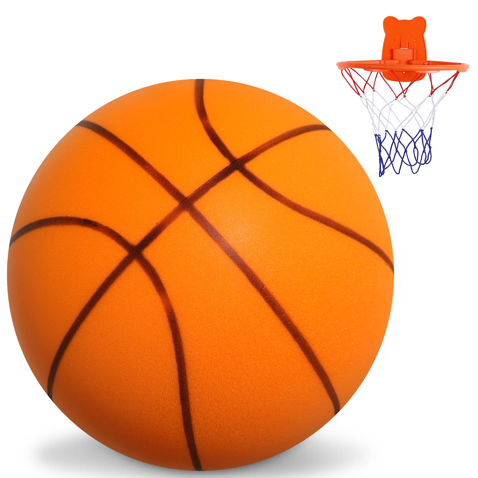 Adult Silent Foam Basketball Silent Basketball 9.4inch Silent Basketball 9.4inch