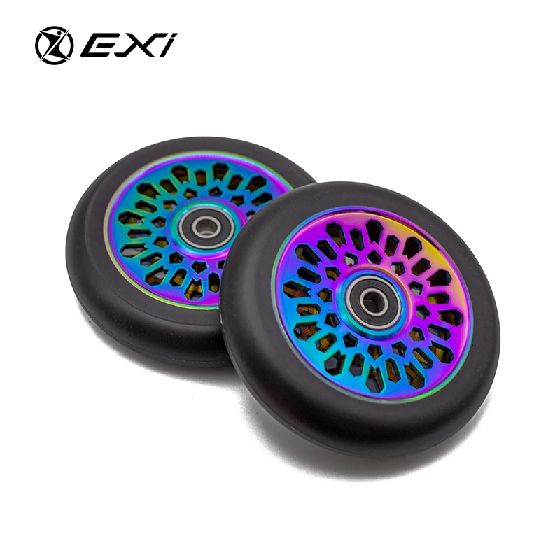 120mm 110mm Scooter Wheels Pro Stunt Scooter Replacement Wheels  For MGP Envy Lucky Pro Scooters