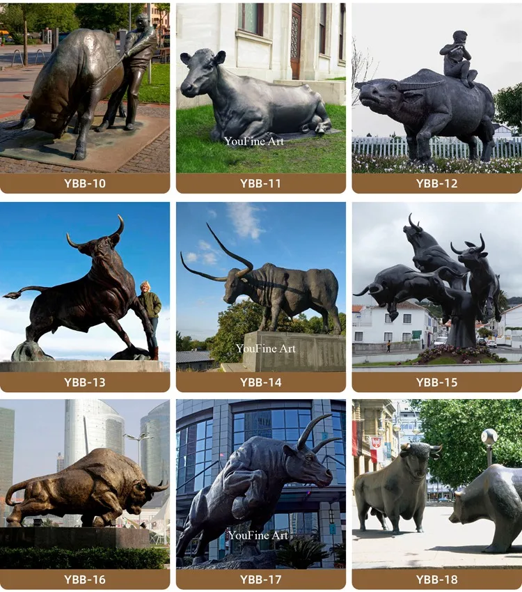 Bronze Bull Statue