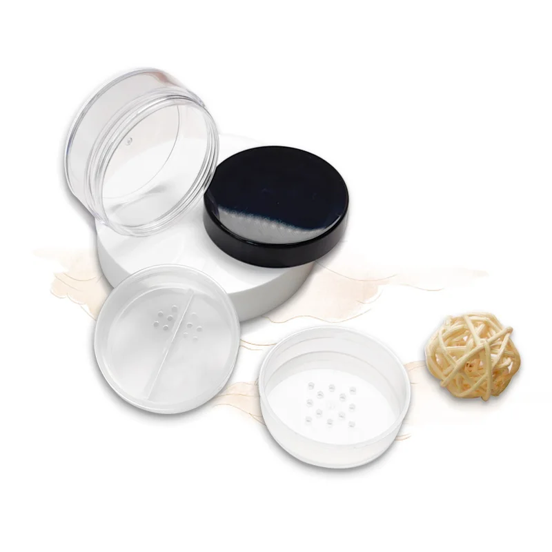 3g 5g 10g 20g 30g empty powder jar container cosmetic loose powder jar with sifter glitter pigment eyeshadow loose powder