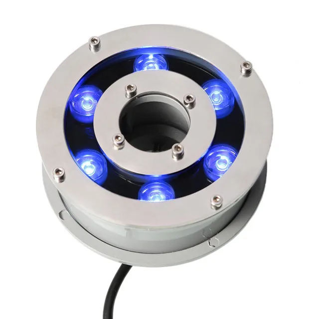 IP68 подводная Светодиодная лампа для фонтанов 6 Вт 9 12 15 18 DMX RGBW RGB светодиодная подсветка
