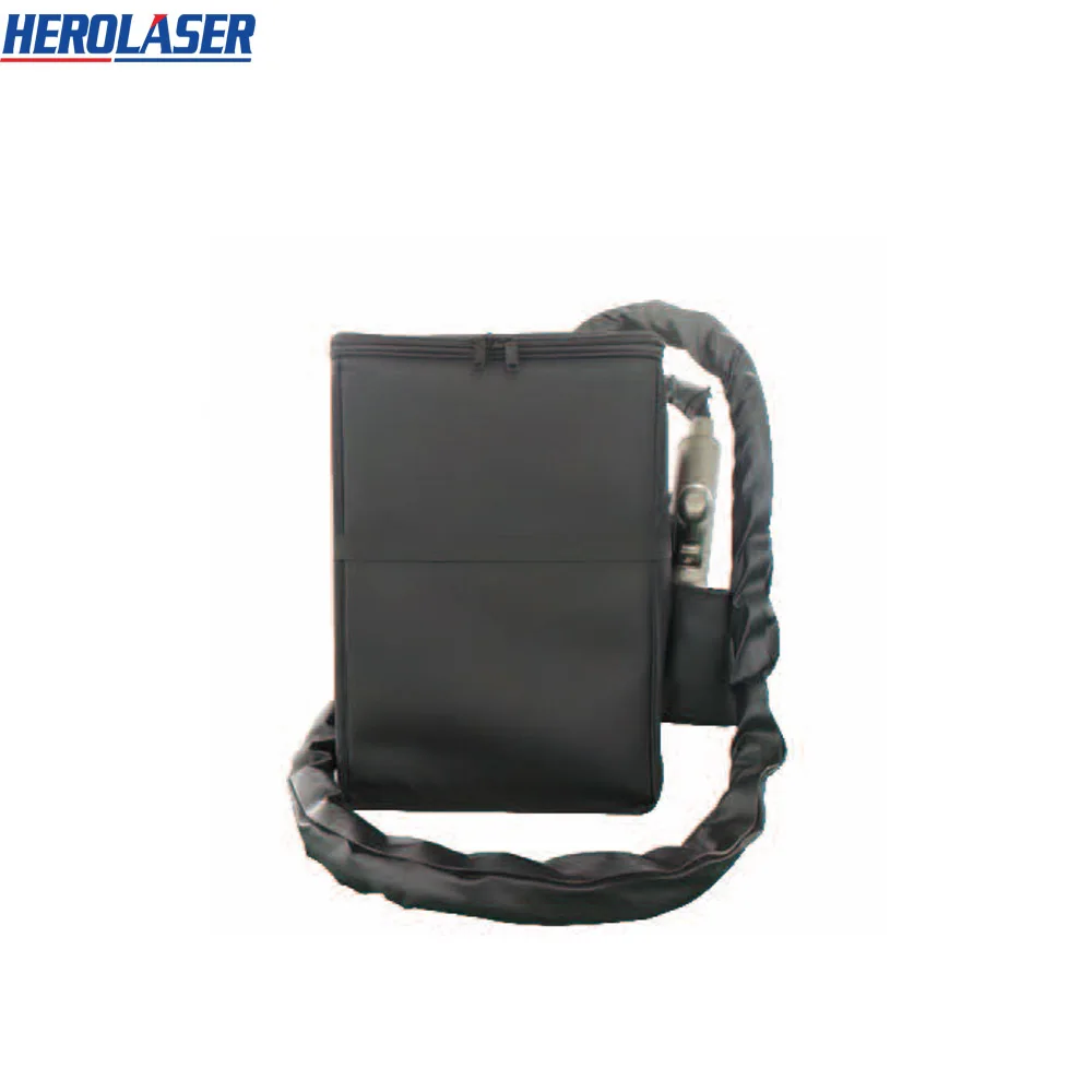 30W 50W  100W portable backpack  laser cleaning machine for Welding spot thin rust removal