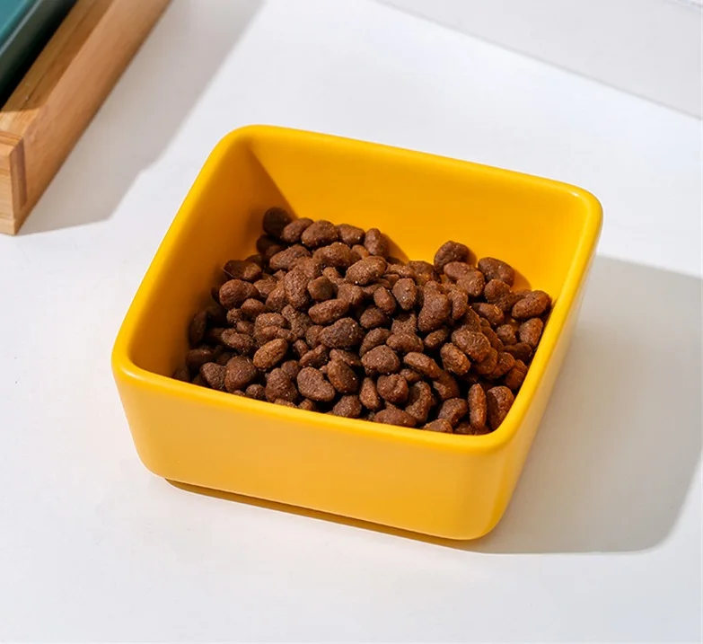 New wholesale ceramic bowl Cats and dogs hamster food bowl mini pet bowl