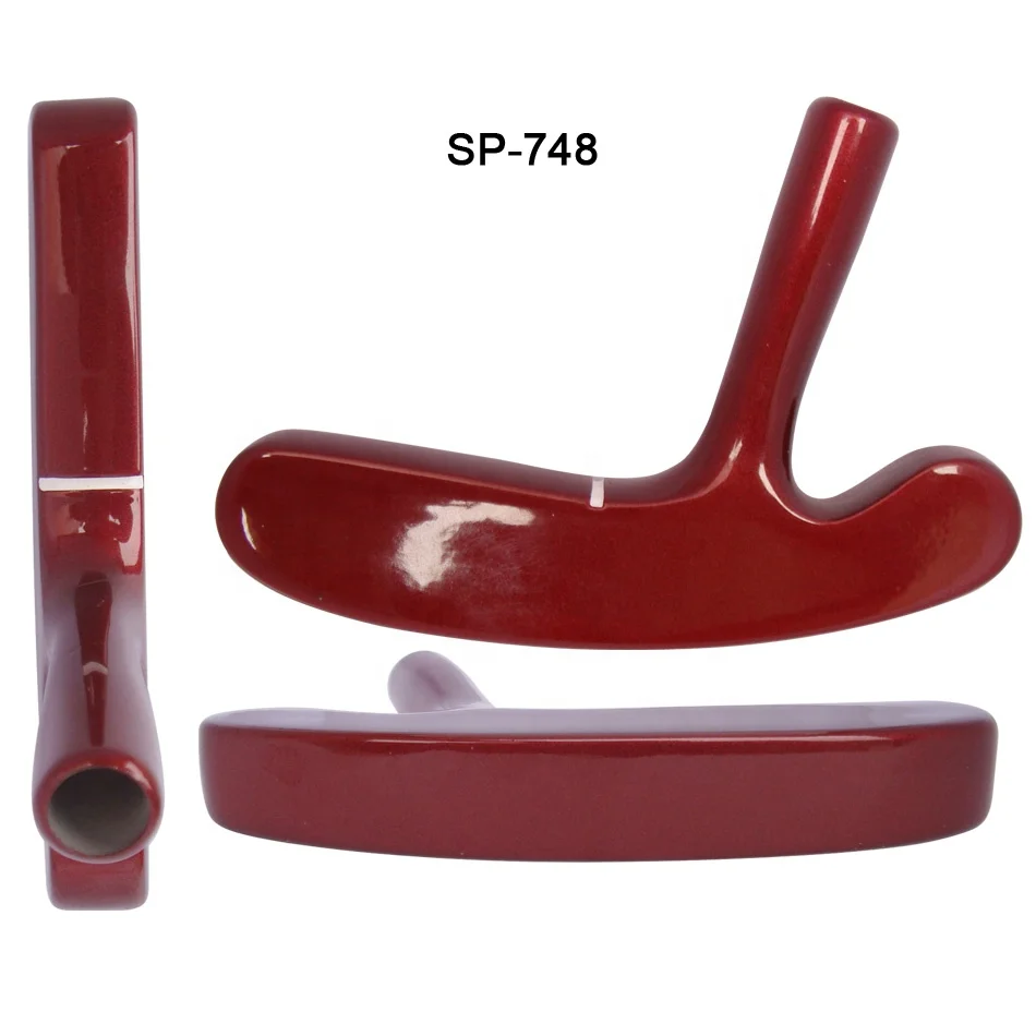 OEM/ODM unique trainer practice colorful Rubber head mini golf putters head clubs for kids