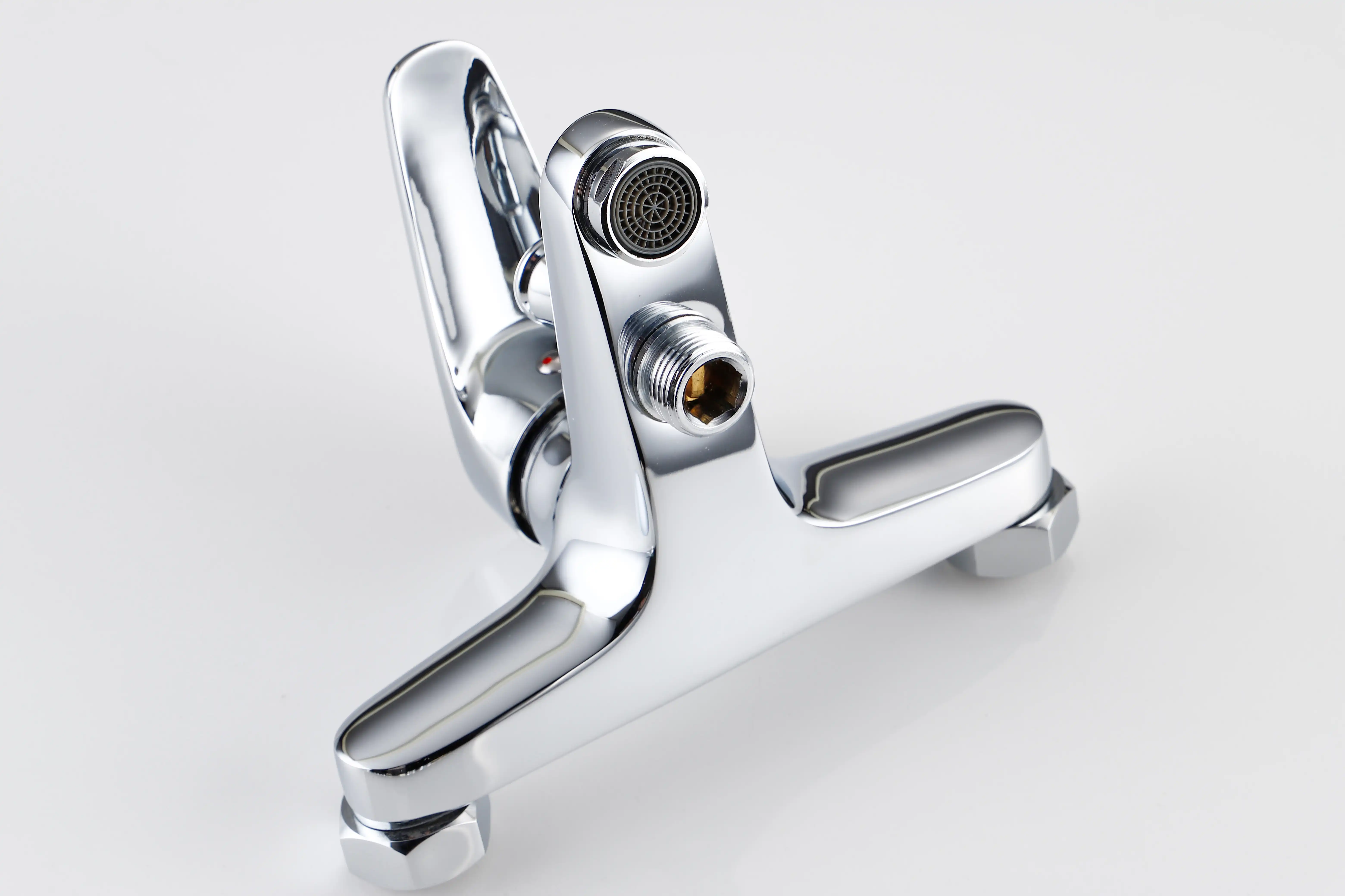 single handle brass body chromed bathroom bath faucet grifo mixer tap