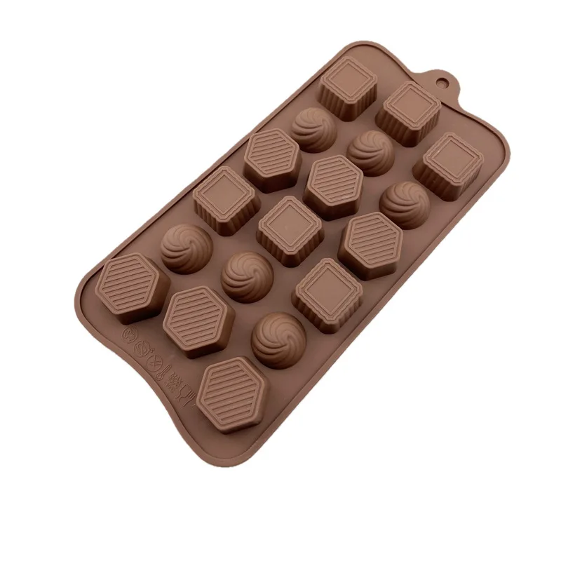 DIY Handmade Wholesale Kitchenware Ball Heart Shapes Chocolate 3D Molds Silicone Chocolate Moulds