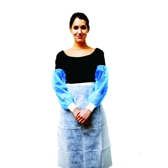 Waterproof disposable nonwoven apron raw material pp non-woven fabric spunbond non woven fabric for aprons