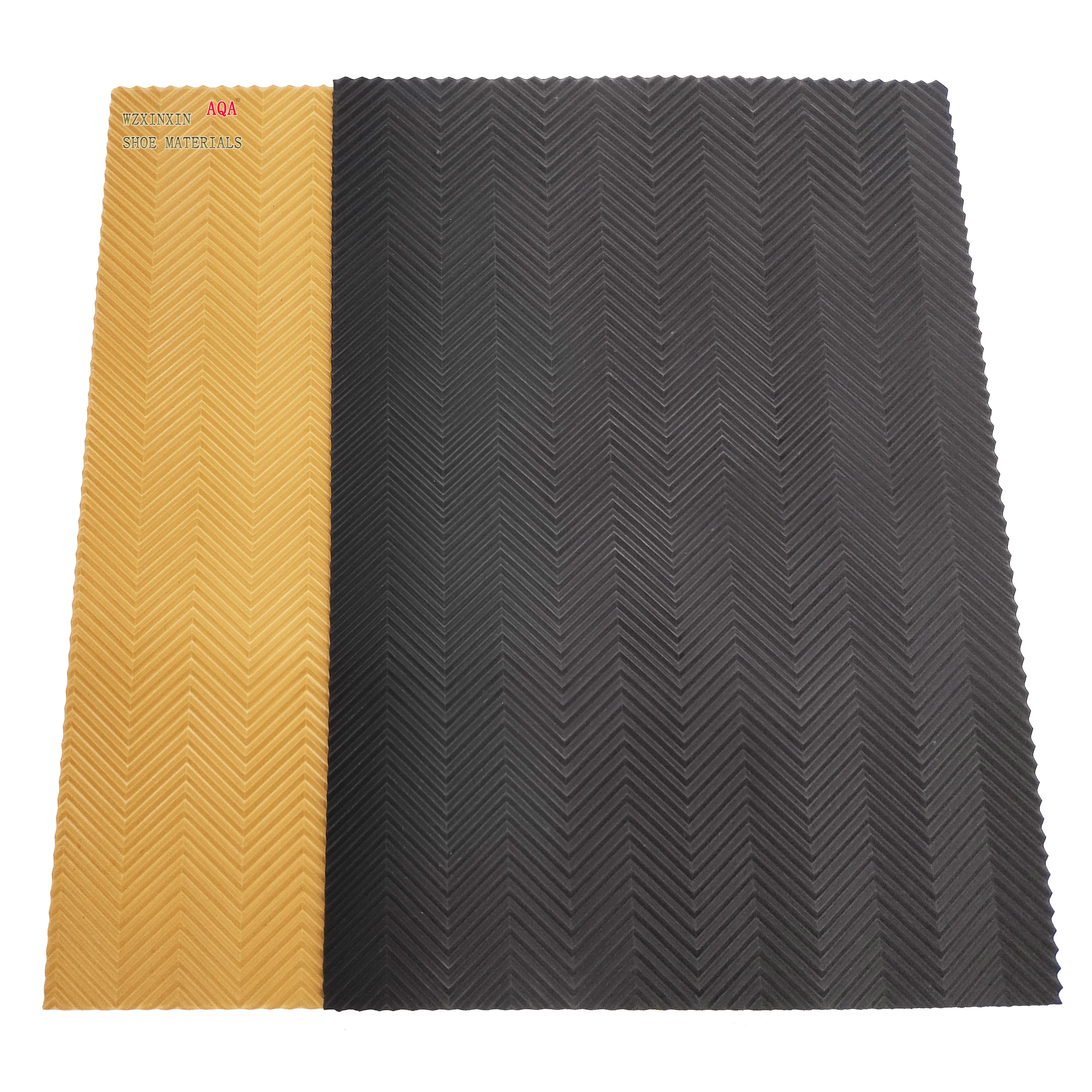 Environment  friendly recyclable material straight wave design rubber sheet various design outsole sheet for slipper and sandals