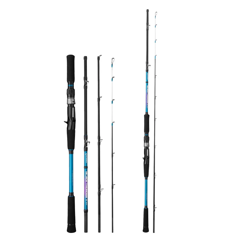 Ecooda Black Thunder II Series EBTB II Portable Boat Rod Carp Fishing Rod Bass Lure Rod