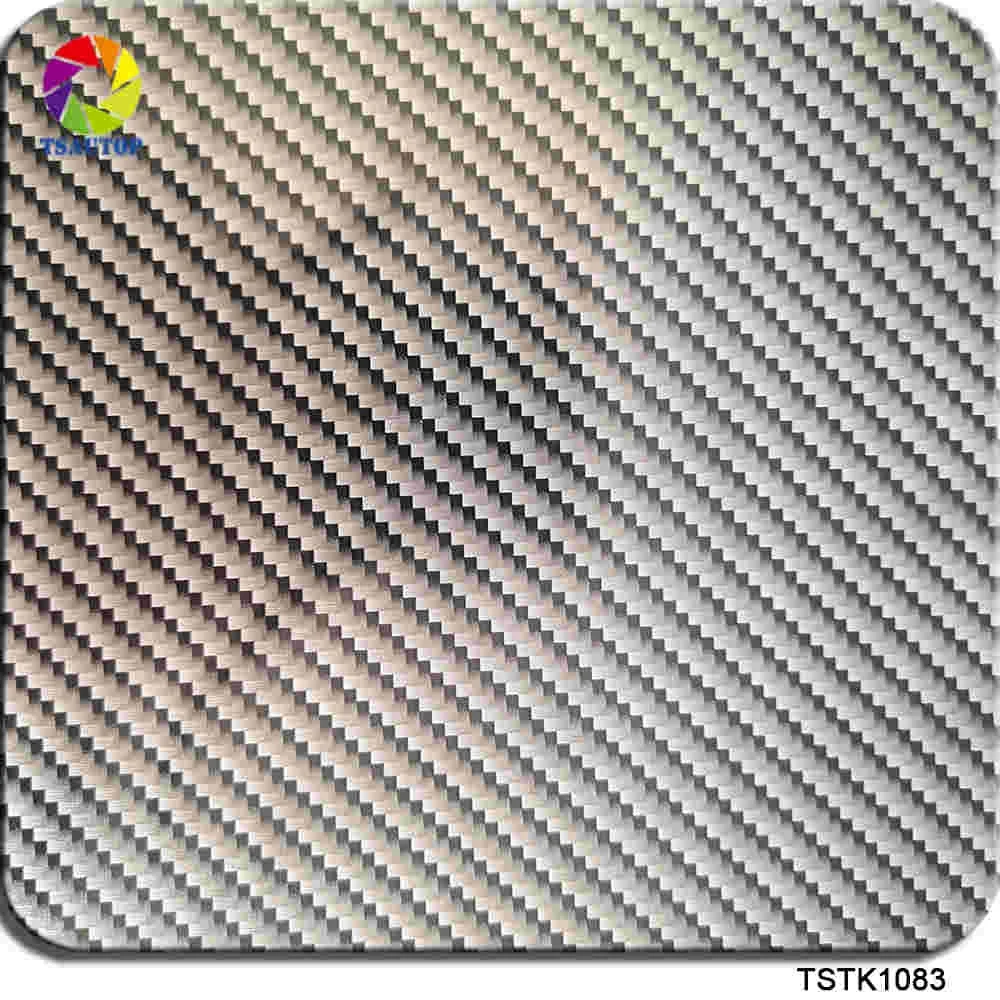 TSAUTOP 0.5m Carbon Fiber  Cool Hydro Dipping Film Liquid Print Spray Paint Dipping In Water wtp795