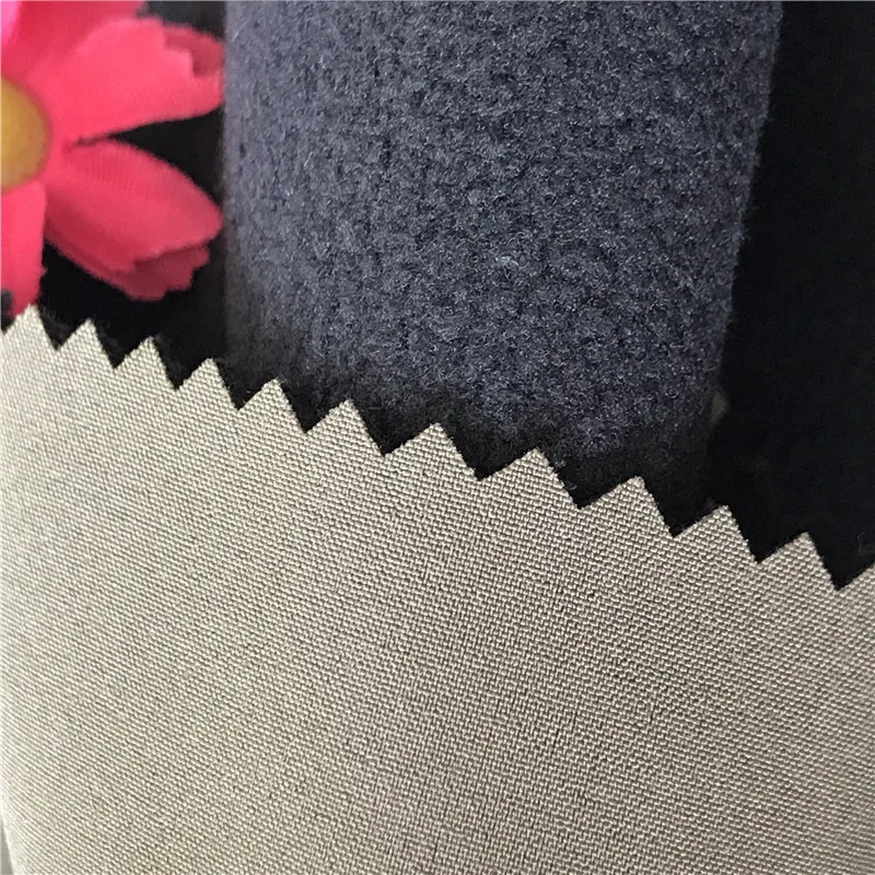 PS1/R5NR7-1 96% POLY+4% SPANDEX STRETCH 100D Poly fleece outdoor waterproof fabric for jacket