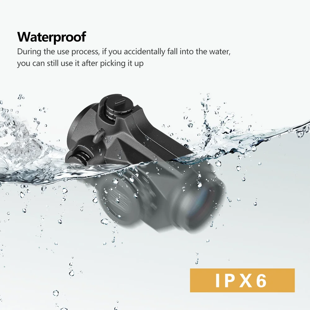 SPINA OPTICS  1x22 Red Dot Scope Optic Sight hd-41 tactical gear  Hunting Waterproof QD Sight Rubber