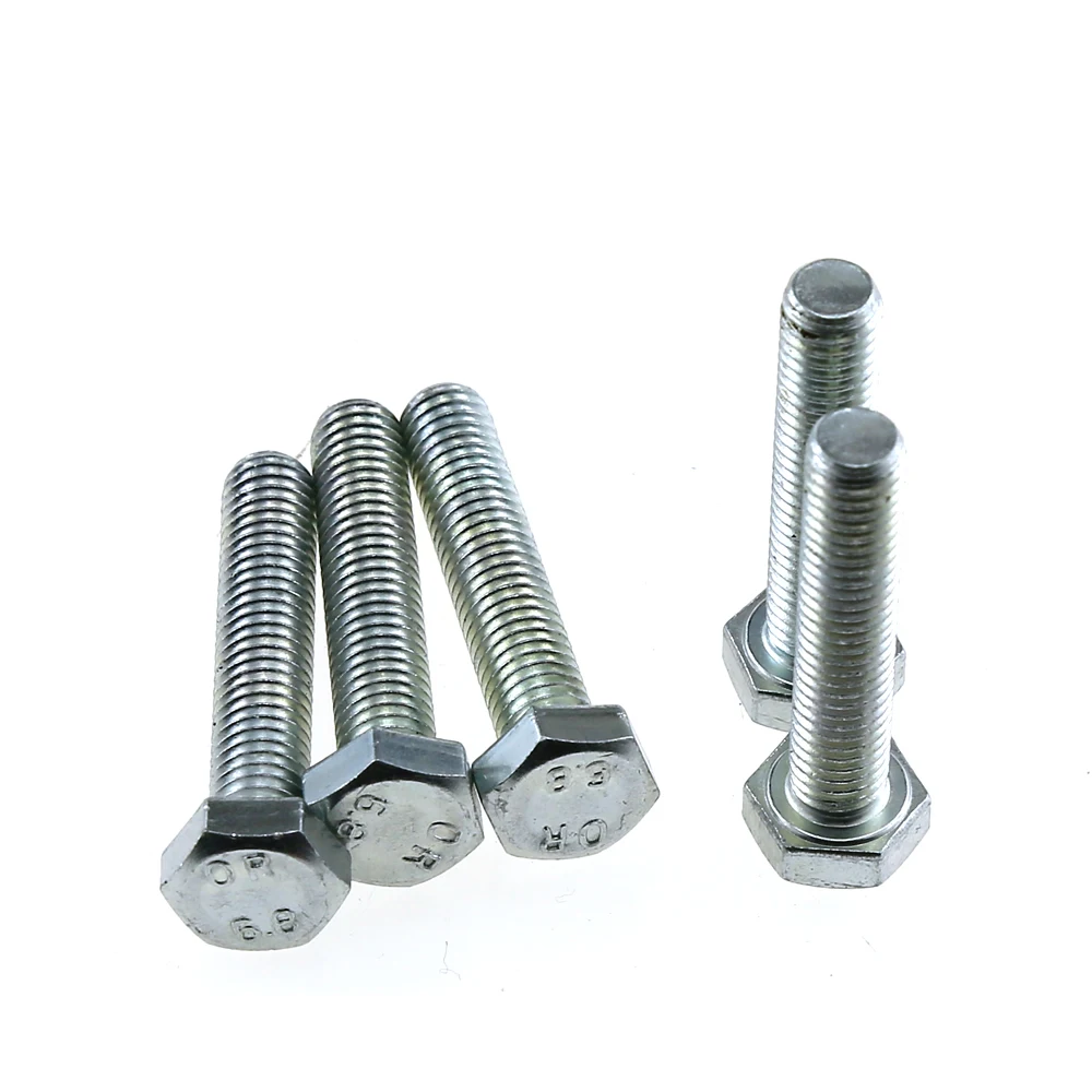 
Mild Steel Hex Bolts and Nuts Screw Fasteners 