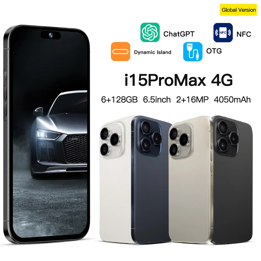 Slimoro Buy Deal Unlocked Celulare i For Phone 15 Pro Max Original Smart Phone Smartphone 5G 15 Pro Max 16 15 14 I16 Android 14