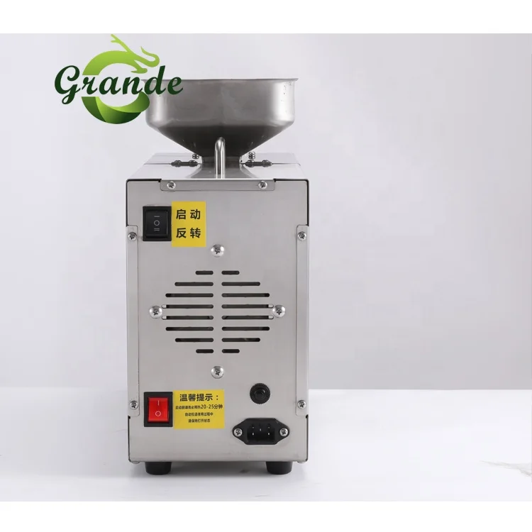 Automatic Moringa Seed Oil Extraction Machine Mini Press Home Small Olive/Peanut/Sunflower/Sesame Manual Presser