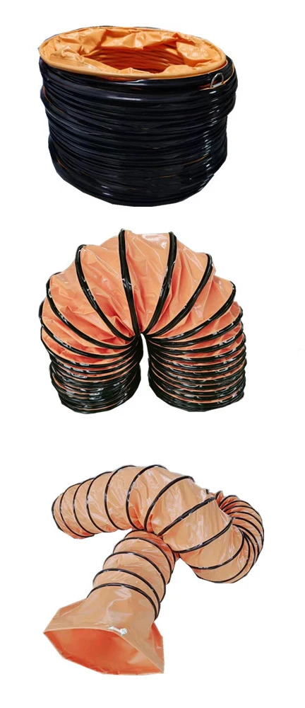 PVC telescopic ventilation pipe High temperature resistant and fire-resistant pipes Smoke exhaust pipe