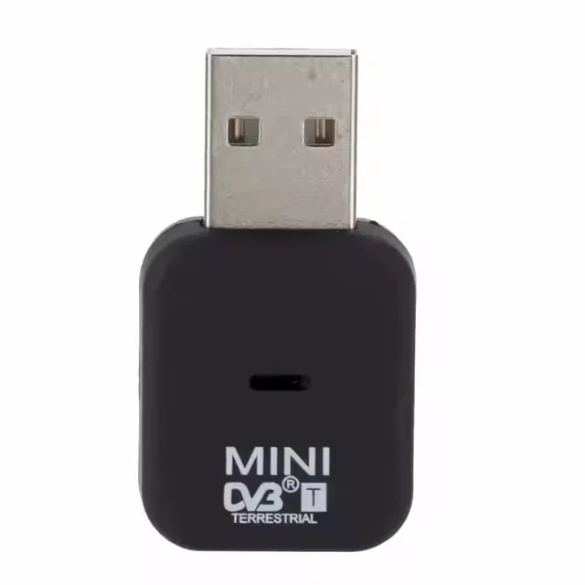 Portable Mini DVB-T USB TV Stick Tuner Receiver Stable Android Operated HD Digital TV Stick for Smart Mini Digital TV Reception