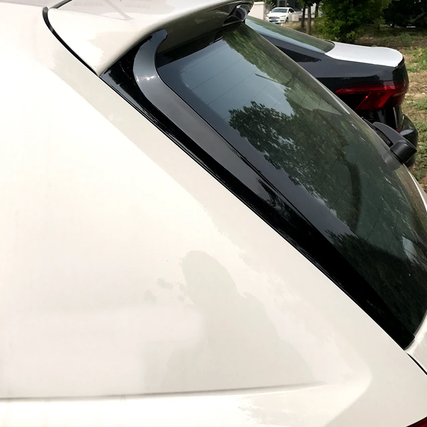 Body Kits for Volkswagen Polo MK6 2018+ Rear Side Wing Spoiler ABS Trim Cover Stickers Accessories Car Styling