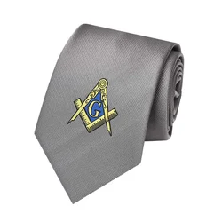 Factory Wholesale Woven Polyester Freemason Tie with Small Batch Production
