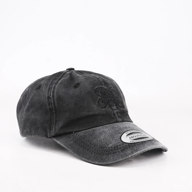 Wholesale New Design Snapback Baseball Cap For Men Solid Color Hip Hop Baseball Cap 3d Embroidery 6 Panel Custom Snapback Hat