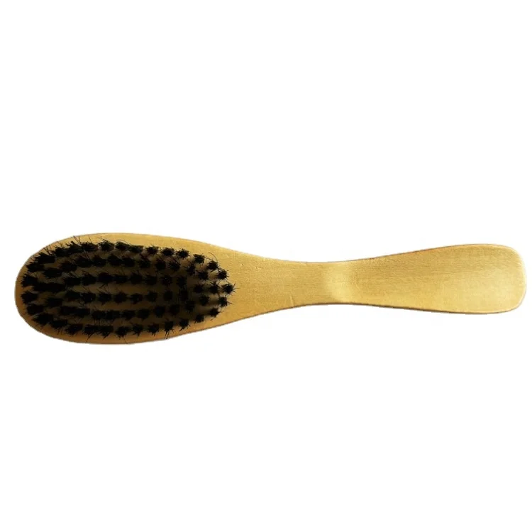 Hot Sale Magic Clothes Wooden Handle 3 in 1 Shoe Cleaning Brush With Shoe Horn