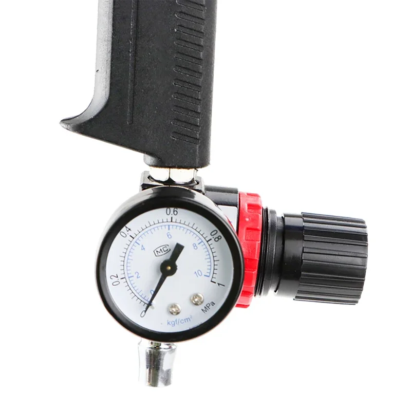 SUBAO 310ml Pneumatic Glass Glue Gun Barrel Hard Glue Gun with Back Rod Function Sealant Gun